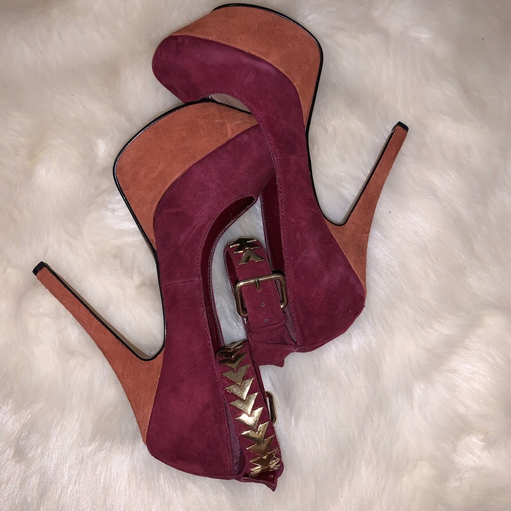 H by Halston Elsie Multi Kidsuede Pumps - Picture 5 of 8